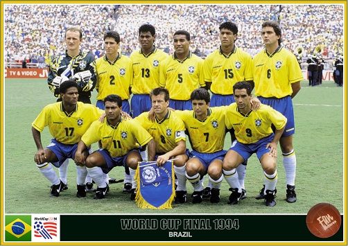 Brazil - The only team that Nike sponsored in the 1994 world cup won the championship