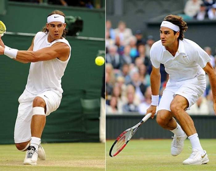 Roger Federer and Rafael Nadal both wore Nike in the same match of the Wimbledon season