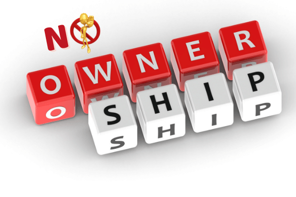 Lack of ownership - The nature and characteristics of a service