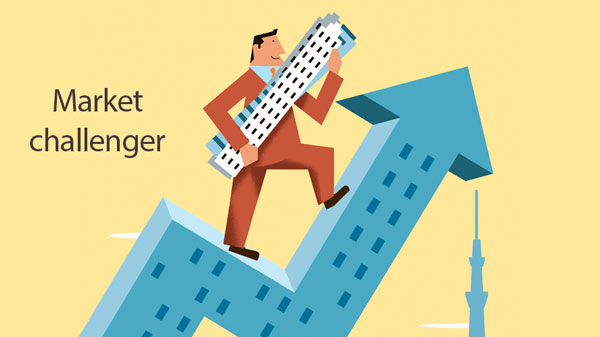 What is a market challenger?