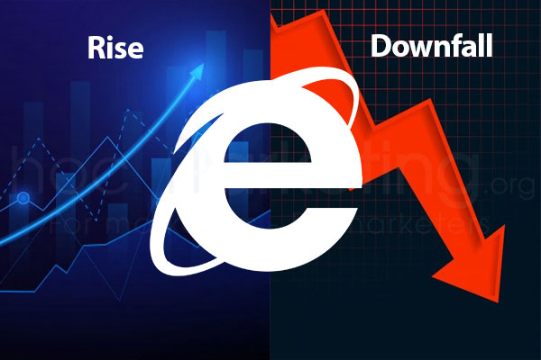 The rise and downfall of Internet Explorer