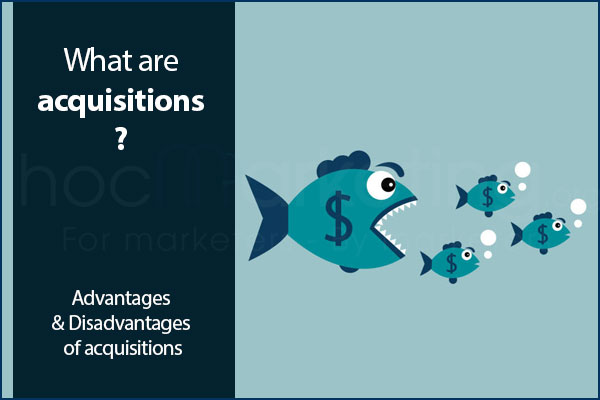 What are acquisitions? Advantages & Disadvantages of acquisitions