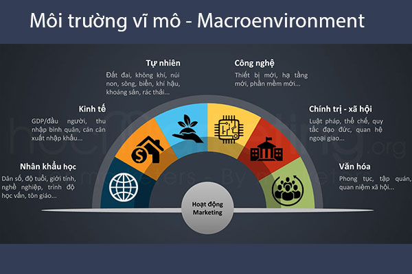 Môi trường vĩ mô (Macroenvironment) là gì? Ví dụ thực tế