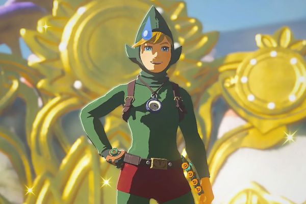 Disastrous Trebuchet Launch in Zelda's Kingdom