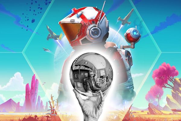 Exploring the Mind-Bending World of MC Escher in No Man's Sky