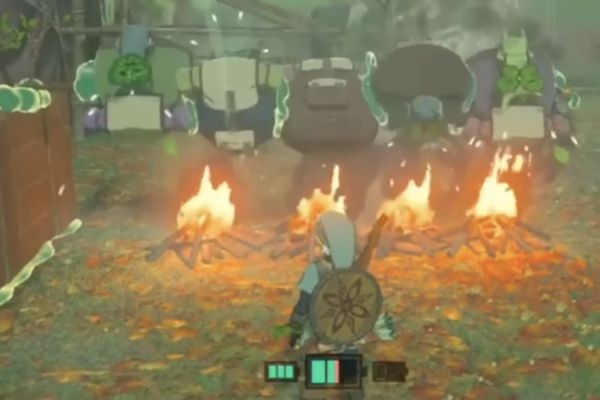 Through the fire and flames?  The Legend of Zelda: Link's