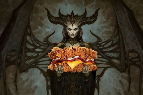 Lilith's Exclusive Weapon Skins in Diablo 4 x KFC Promo