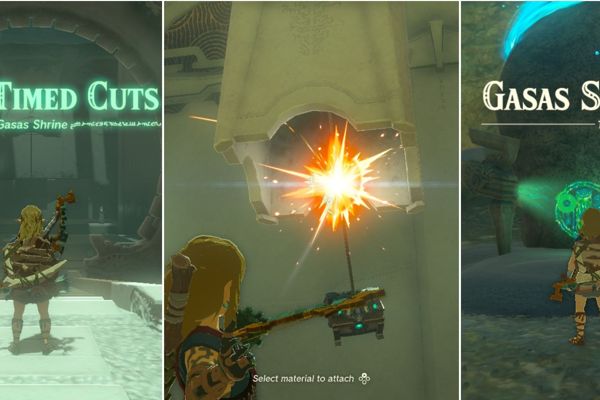 Master Rope Cutting in Zelda: TotK's Gasas Shrine