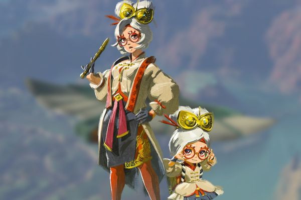 Player Steals Purah with Epic Flying Machine in Zelda