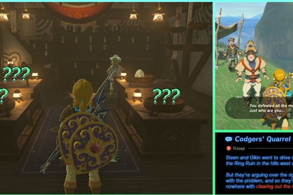 Restocking Kakariko Village's General Store in Zelda: Tears of the Kingdom with Codgers' Quarrel Walkthrough