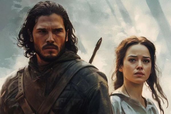 Ultimate Crossover: Jon Snow & Katniss Everdeen Team Up in AI Art