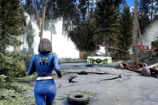 Unbelievable Fallout 4 Bug: NPCs Swim Through the City!