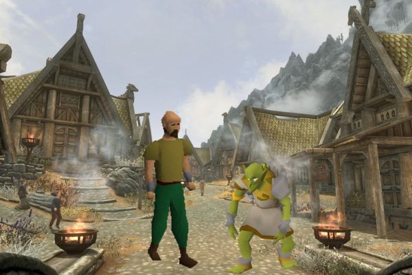 Unintentional Skyrim Transformation to RuneScape